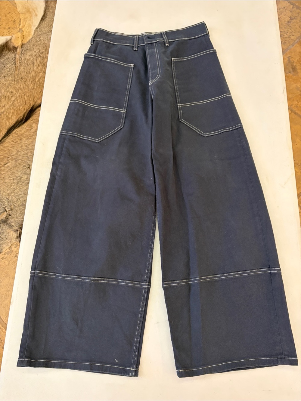 Everlane Navy The Utility Gardener Pant